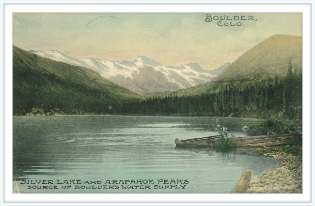 Silver Lake and Arapahoe Peaks Source of Boulder's Water Supply