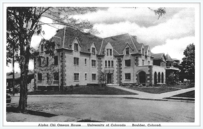 Alpha Chi Omega House, Boulder