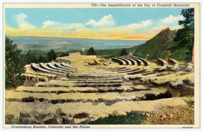 The Amphitheatre at the Top of Flagstaff Mountain