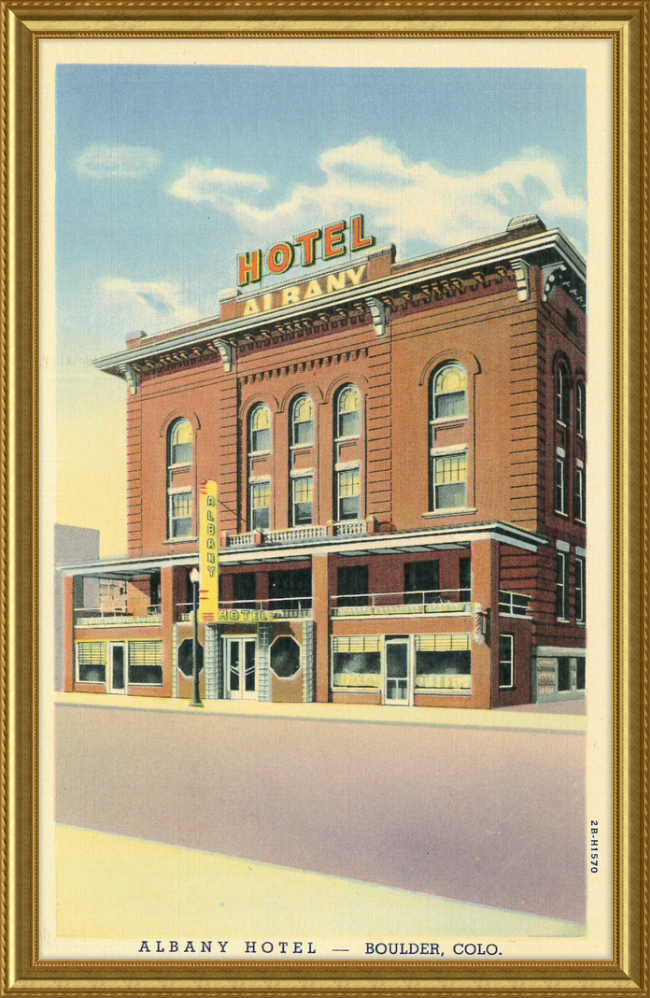 Albany Hotel Boulder, Colo