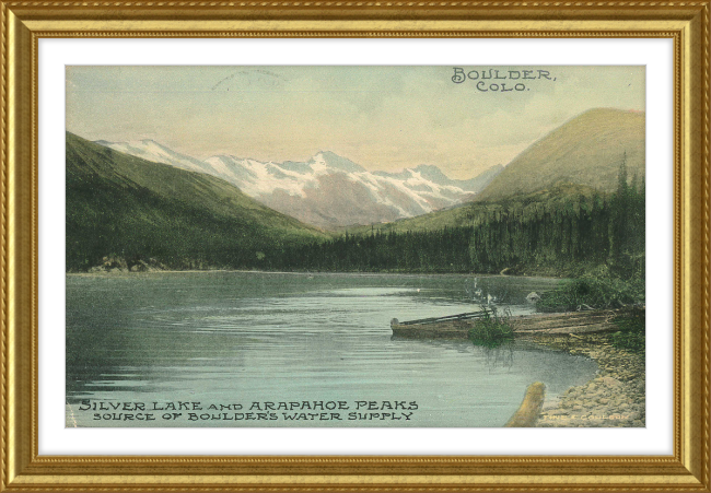 Silver Lake and Arapahoe Peaks Source of Boulder's Water Supply