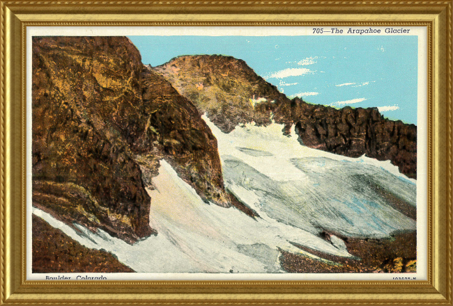 The Arapahoe Glacier, Boulder, Colorado