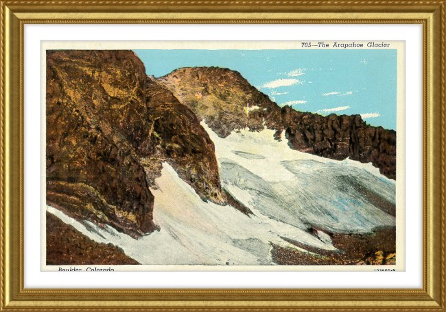 The Arapahoe Glacier, Boulder, Colorado