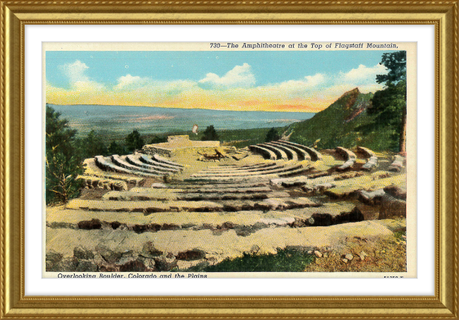 The Amphitheatre at the Top of Flagstaff Mountain