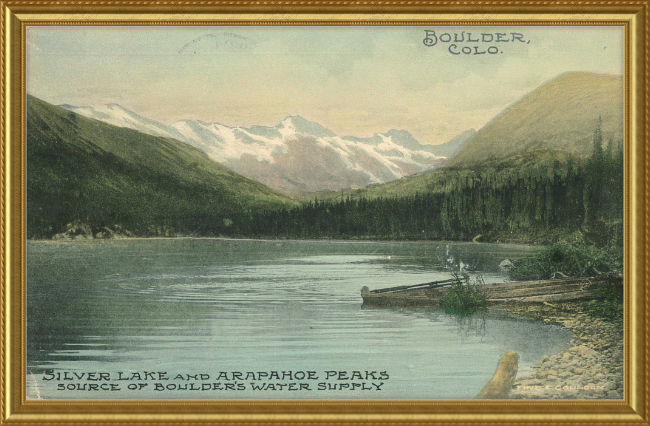 Silver Lake and Arapahoe Peaks Source of Boulder's Water Supply