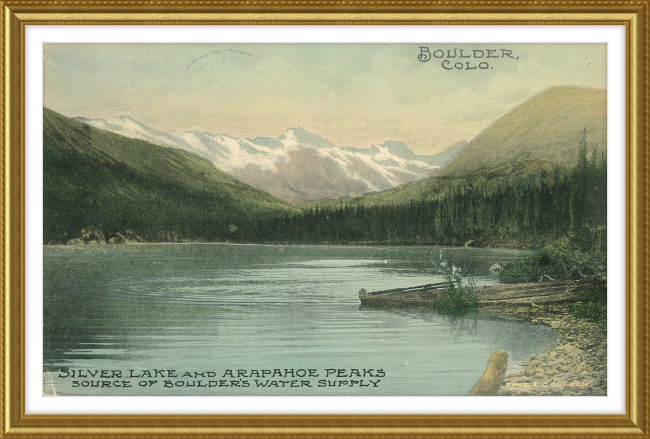 Silver Lake and Arapahoe Peaks Source of Boulder's Water Supply