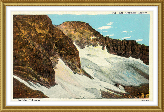 The Arapahoe Glacier, Boulder, Colorado