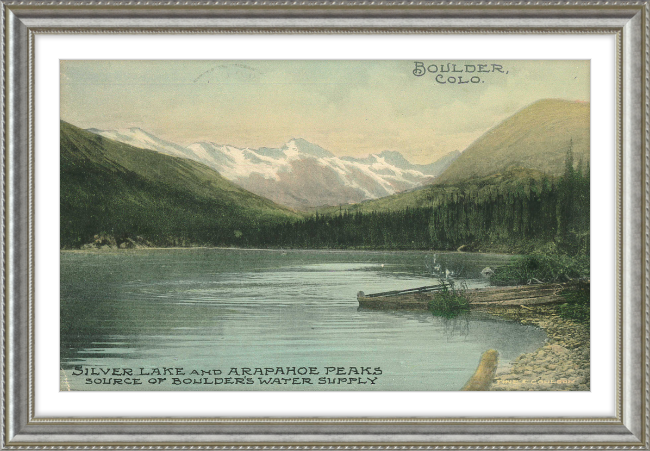 Silver Lake and Arapahoe Peaks Source of Boulder's Water Supply