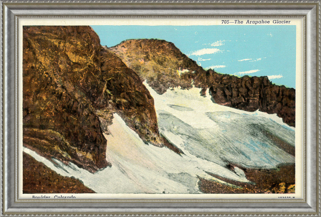 The Arapahoe Glacier, Boulder, Colorado