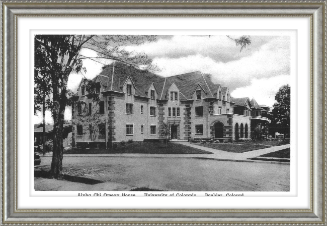 Alpha Chi Omega House, Boulder