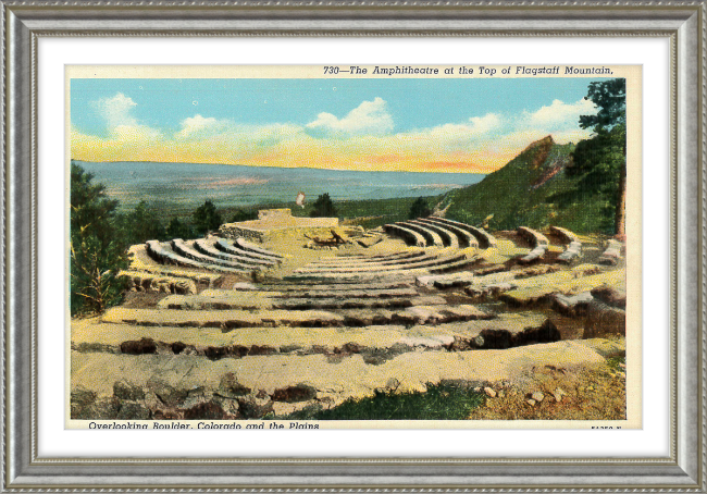 The Amphitheatre at the Top of Flagstaff Mountain