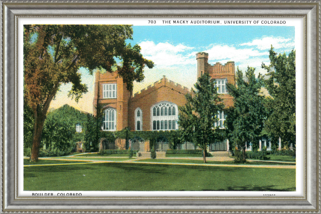 The Macky Auditorium, University of Colorado