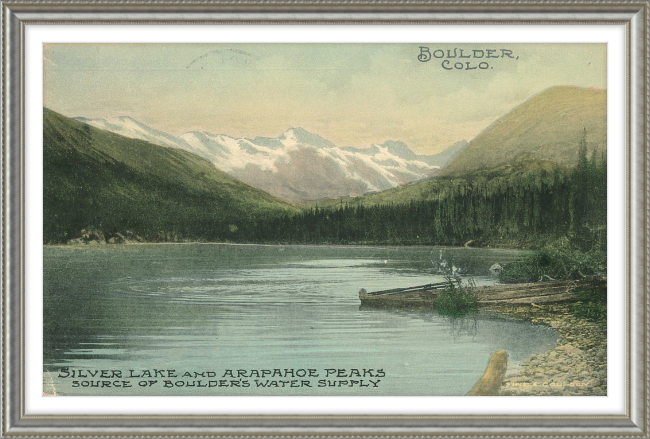 Silver Lake and Arapahoe Peaks Source of Boulder's Water Supply