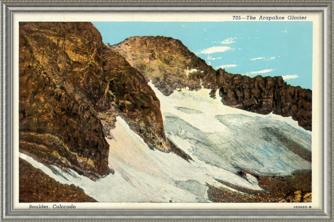 The Arapahoe Glacier, Boulder, Colorado