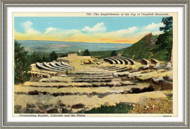 The Amphitheatre at the Top of Flagstaff Mountain