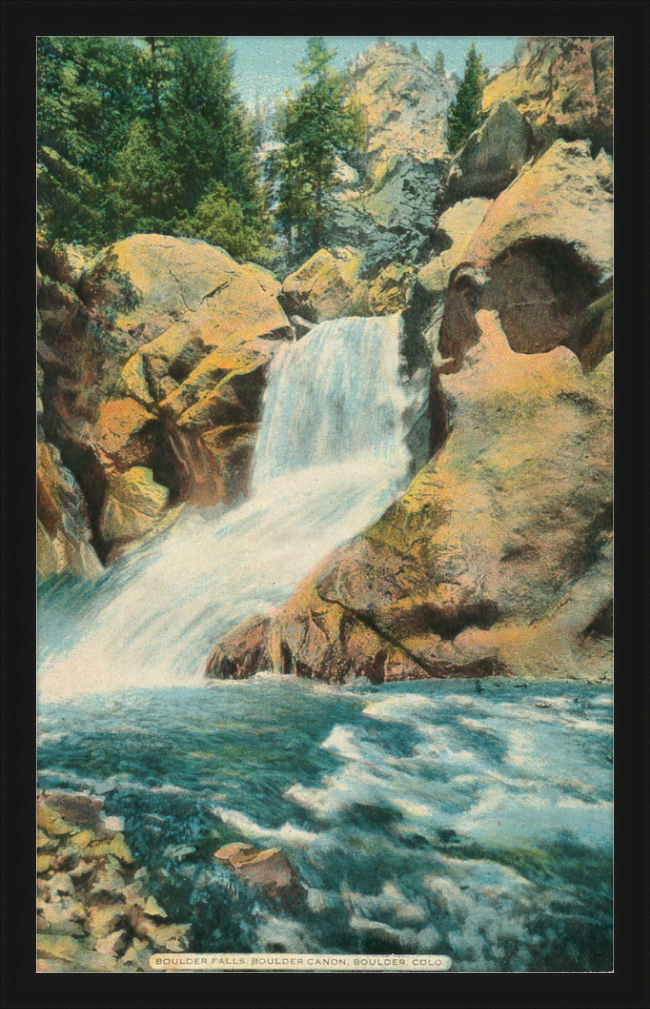 Boulder Falls, Boulder Canon, Boulder, Colo