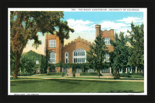 The Macky Auditorium, University of Colorado