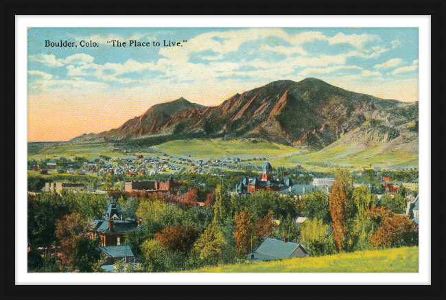 Boulder, Colo "The Place To Live"