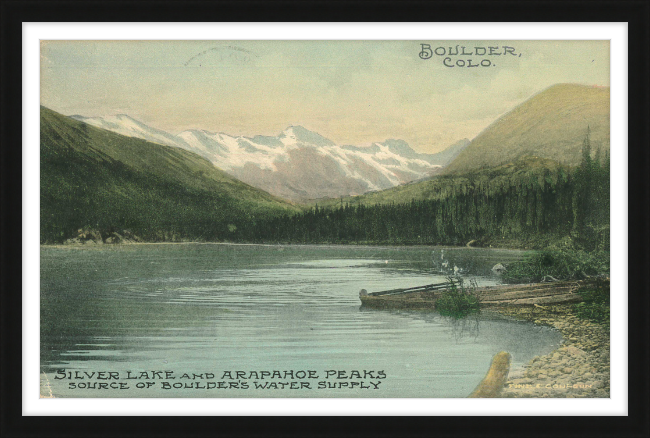 Silver Lake and Arapahoe Peaks Source of Boulder's Water Supply