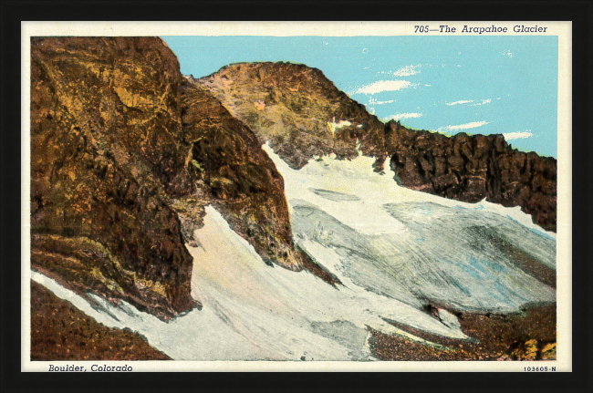 The Arapahoe Glacier, Boulder, Colorado