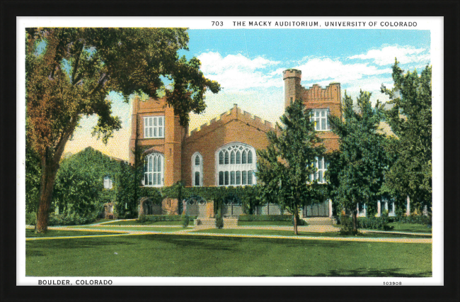 The Macky Auditorium, University of Colorado