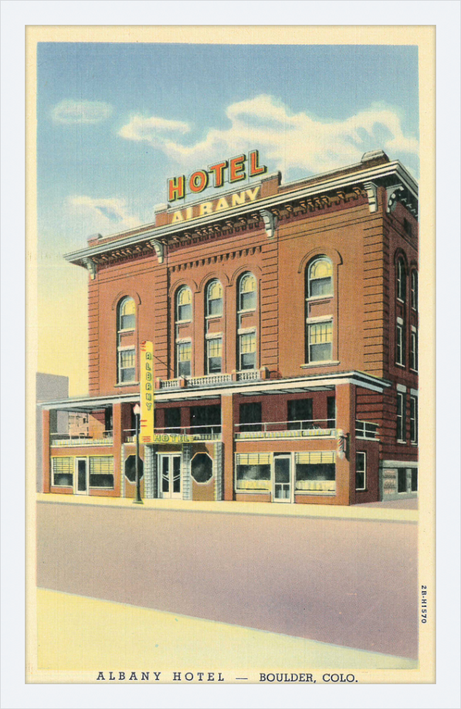 Albany Hotel Boulder, Colo