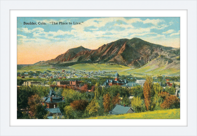 Boulder, Colo "The Place To Live"