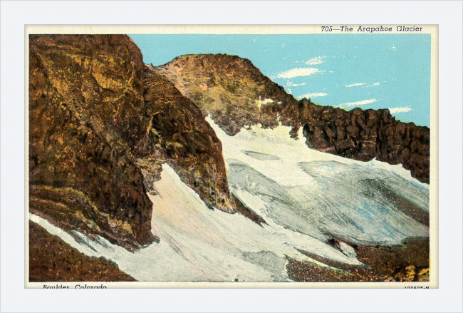 The Arapahoe Glacier, Boulder, Colorado