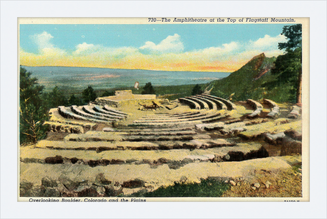 The Amphitheatre at the Top of Flagstaff Mountain