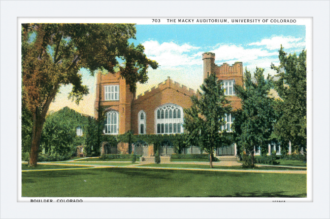 The Macky Auditorium, University of Colorado