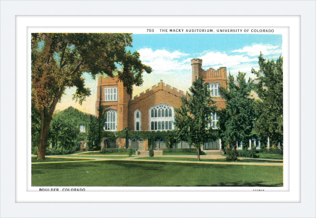 The Macky Auditorium, University of Colorado