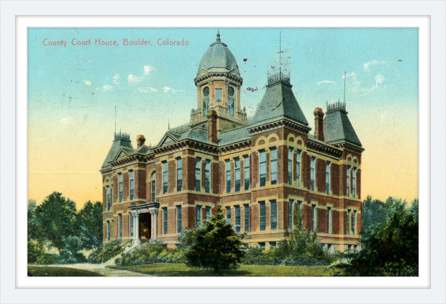 County Court House, Boulder, Colorado