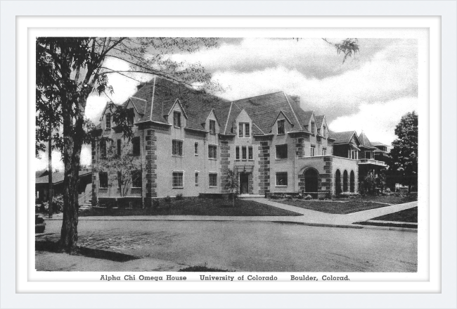 Alpha Chi Omega House, Boulder