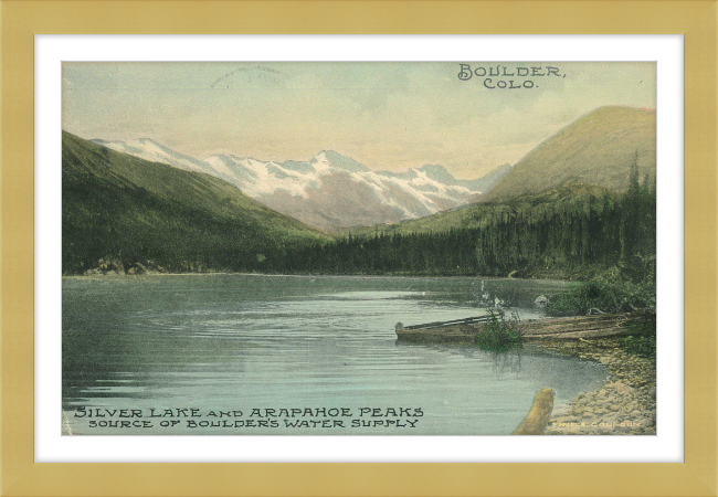 Silver Lake and Arapahoe Peaks Source of Boulder's Water Supply