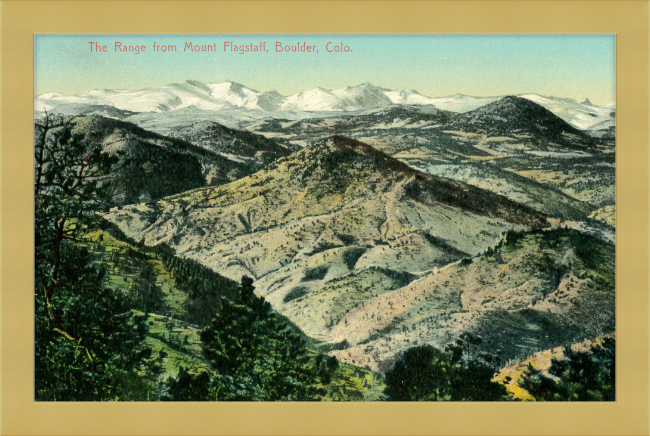 The Range from Mount Flagstaff, Boulder, Colo