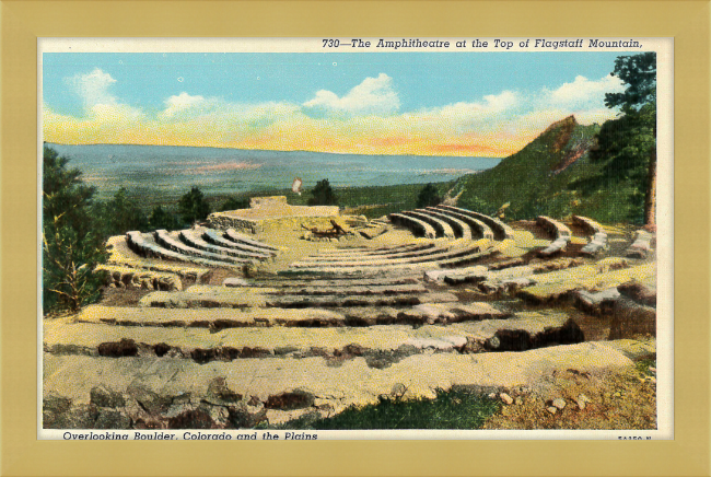 The Amphitheatre at the Top of Flagstaff Mountain