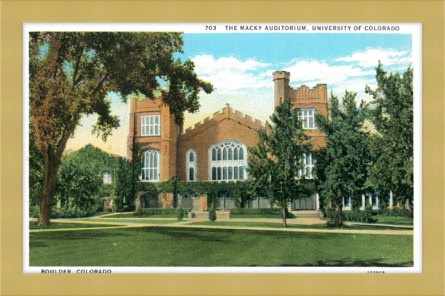 The Macky Auditorium, University of Colorado