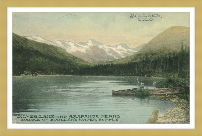 Silver Lake and Arapahoe Peaks Source of Boulder's Water Supply