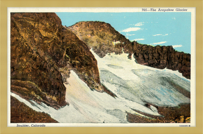 The Arapahoe Glacier, Boulder, Colorado