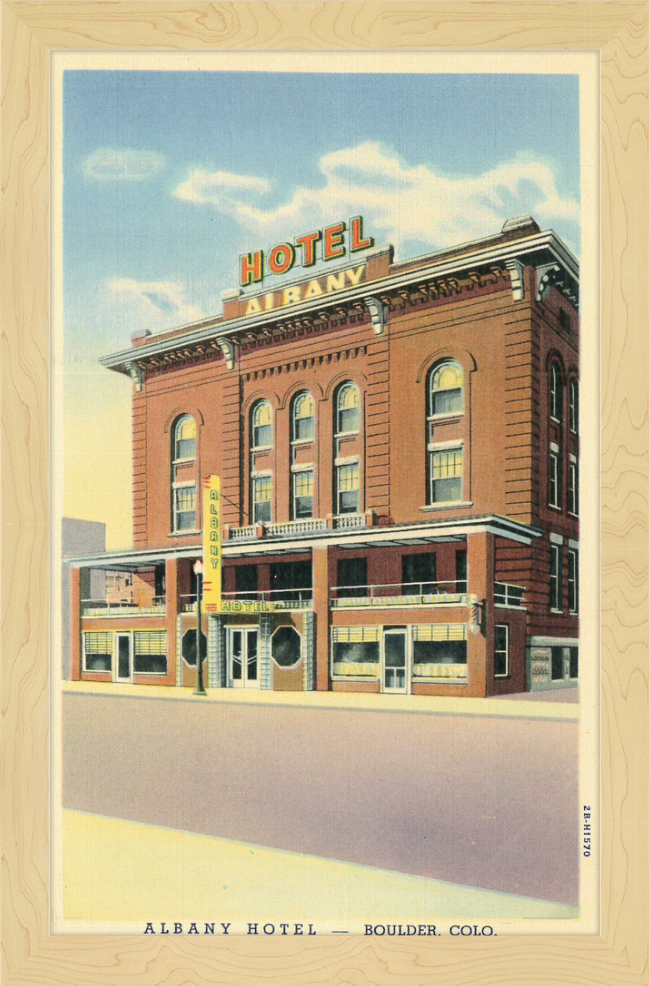 Albany Hotel Boulder, Colo