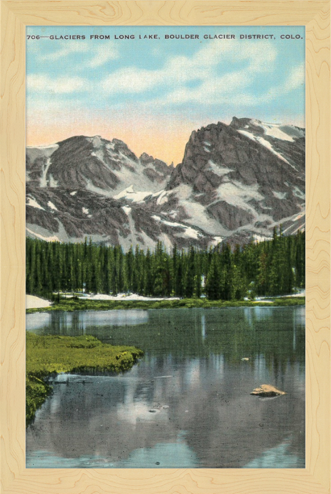 Glaciers from Long Lake, Boulder