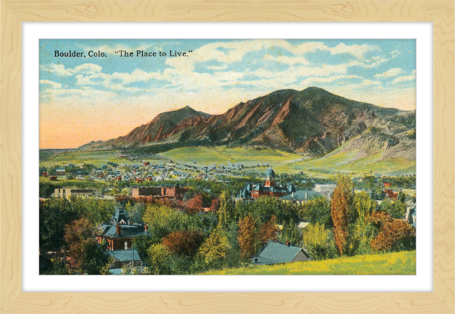 Boulder, Colo "The Place To Live"