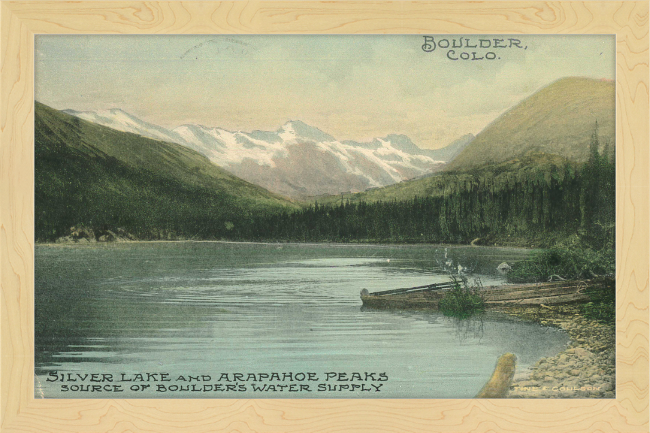 Silver Lake and Arapahoe Peaks Source of Boulder's Water Supply