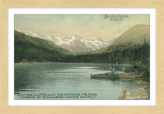 Silver Lake and Arapahoe Peaks Source of Boulder's Water Supply