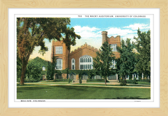 The Macky Auditorium, University of Colorado