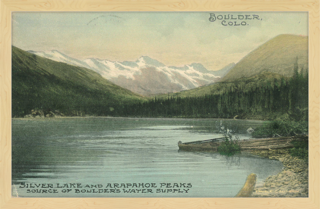 Silver Lake and Arapahoe Peaks Source of Boulder's Water Supply