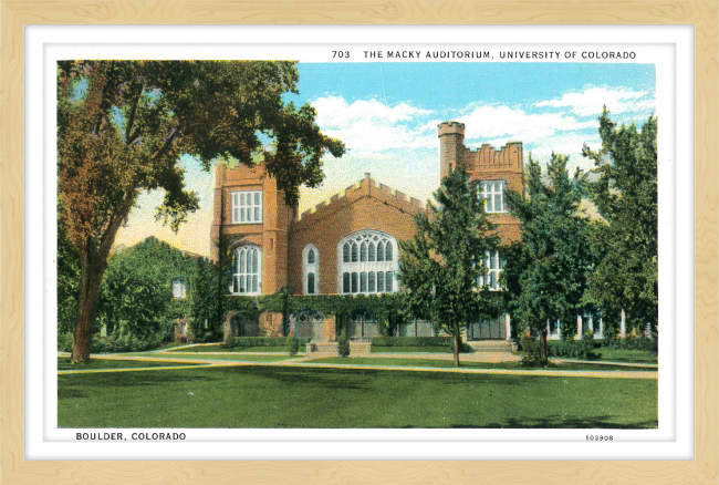 The Macky Auditorium, University of Colorado