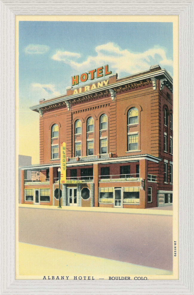 Albany Hotel Boulder, Colo