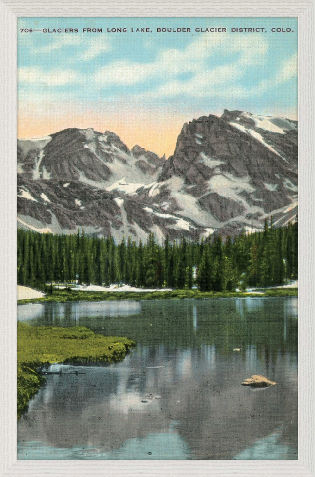 Glaciers from Long Lake, Boulder