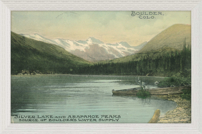 Silver Lake and Arapahoe Peaks Source of Boulder's Water Supply